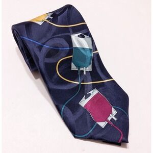 VTG Avery Medical Fashions Neck Tie Go With the Flow IV Bags Physician Doctor